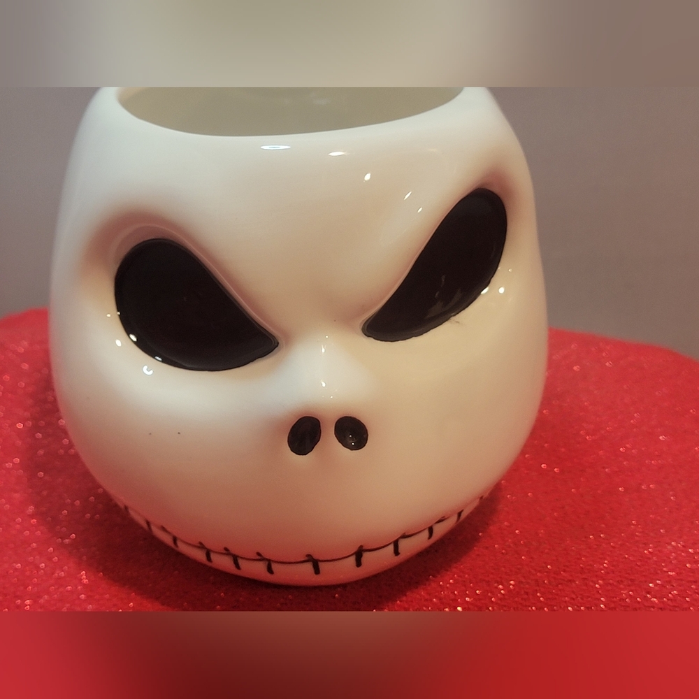 Nightmare Before Christmas Jack Skellington Head Coffee Mug Cup